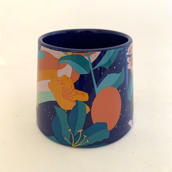 Starbucks 2021 Blue Bunny Ceramic Coffee Mug 14 oz Spring Flowers Easter - Picture 2 of 11